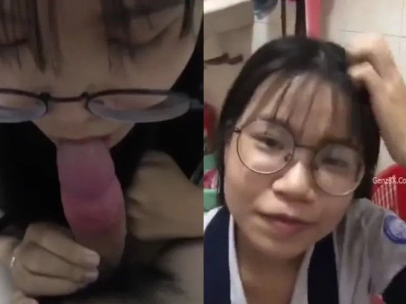 "mày liếm mạnh đi tao sắp ra rồi", em xinh liếm buồi cho thằng bạn thân